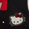 Hello Kitty Dumbgood Black and White Varsity Jacket