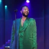 John Legend Global Citizen Move Afrika 2025 Green Trench Coat
