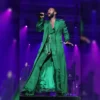 John Legend Global Citizen Move Afrika Green Trench Coat