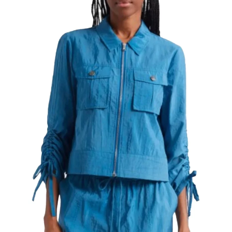 Joy Behar Sherri Shephered 2025 Blue Sleeve Jacket