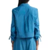 Joy Behar Sherri Shephered Blue Sleeve Jacket