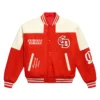KSI Red And White Varsity Jacket