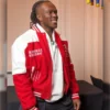 KSI RedAnd White Varsity Jacket
