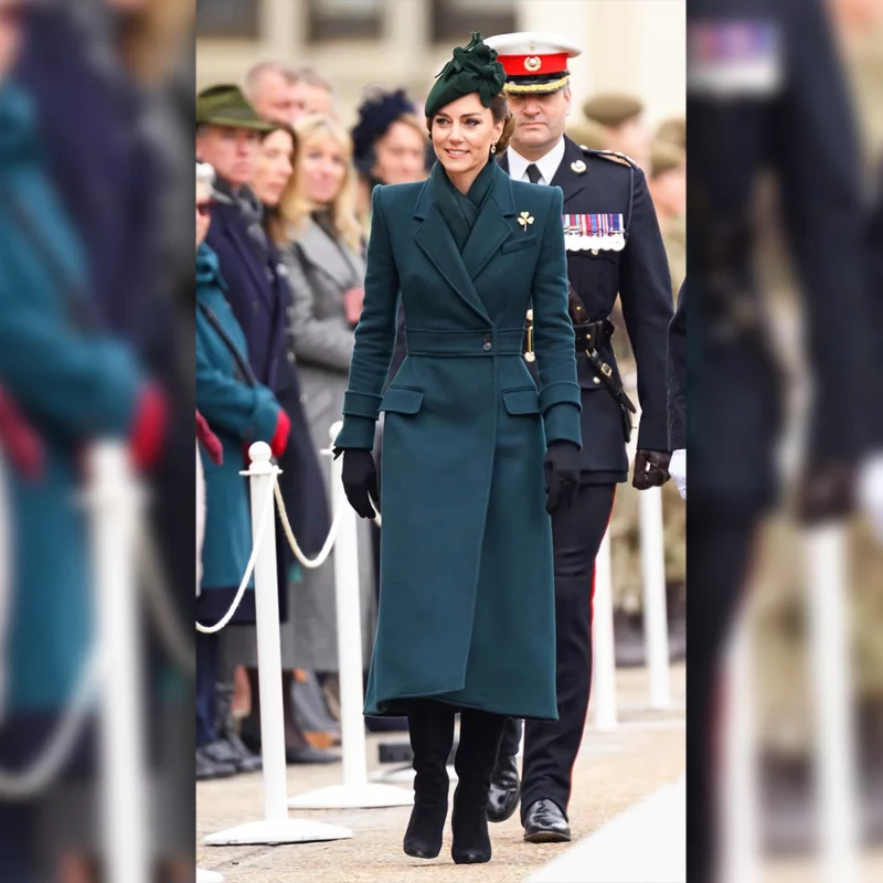 Kate middleton St Patrick's Day 2025 Coat