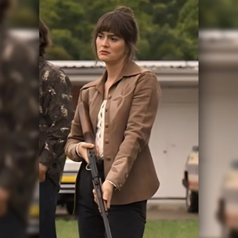 Leighton Meester Good Cop Bad Cop Floral Jackets