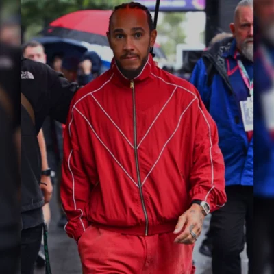 Lewis Hamilton Red Tracksuit