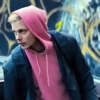 Locked 2025 EddieBarrish Bill SkarsgÃ¥rd Bomber Jacket