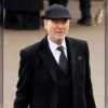 MobLand 2025 Conrad Harrigan Pierce Brosnan Coat
