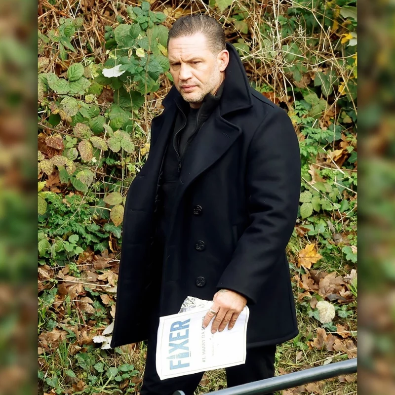 MobLand 2025 Tom Hardy Harry Da Souza Black Coat