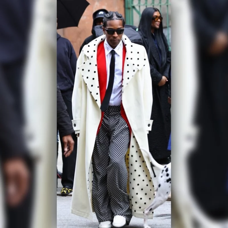 NYC 2025 A$AP Rocky Trench Coat