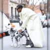 NYC 2025 A$AP Rocky White Trench Coat