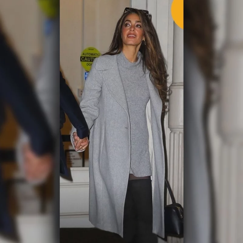 NYC Amal Clooney Coat
