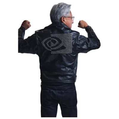 Jensen Huang Leather Jacket