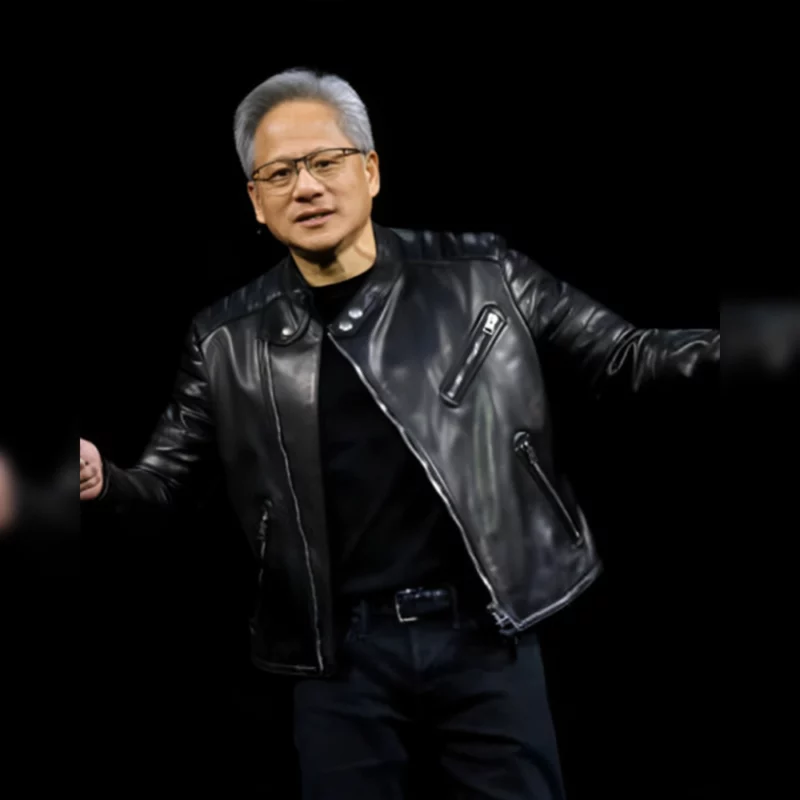 Nvidia CEO Jensen Huang Leather Jacket