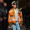 Paris Fashion Week 2025 Pharrell Williams Printed Puffer Jacket