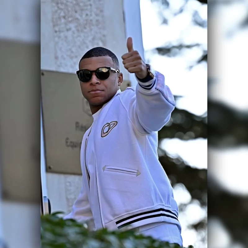 Real Madrid Superstar Kylian Mbappe Varsity Jacket