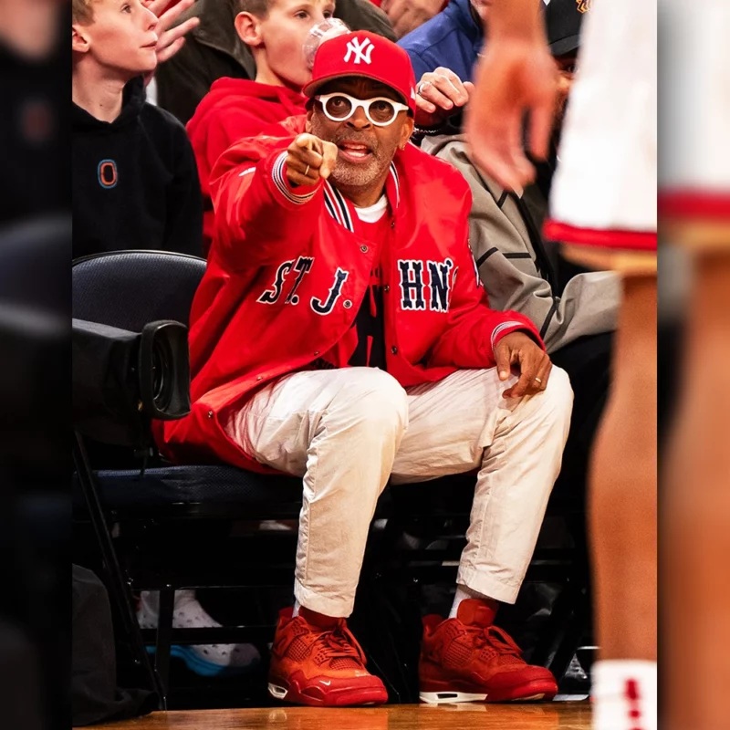 Spike Lee MSG NYC Red Letterman Jacket