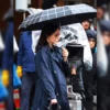 The Life List 2025 Sofia Carson Alex Blue Cotton Coat