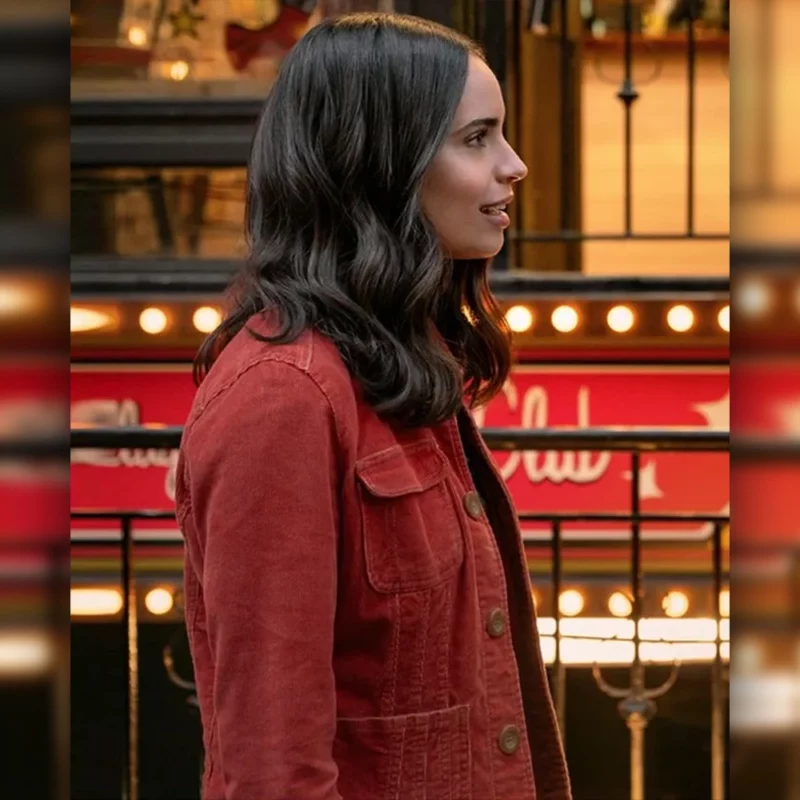 The Life List 2025 Sofia Carson Alex Denim Red Jacket