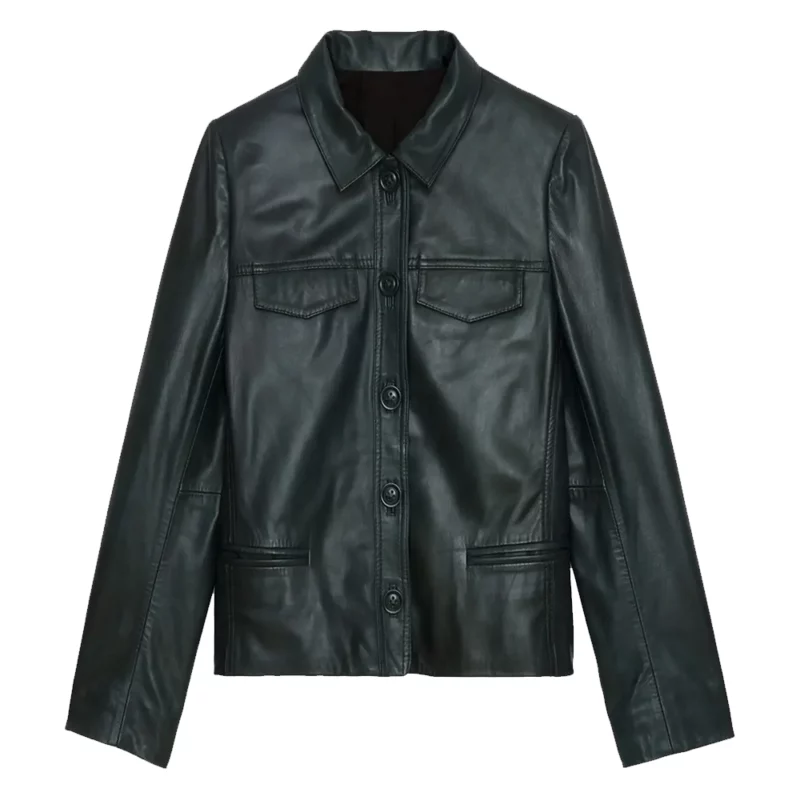 The Life List 2025 Sofia Carson Leather Jacket