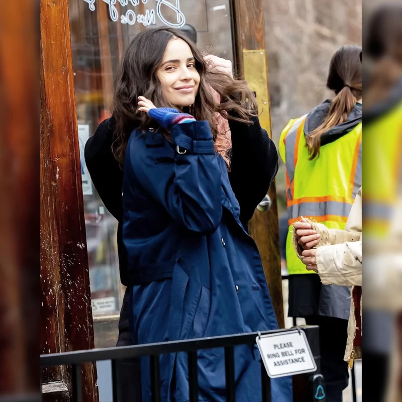 The Life List 2025 SofiaCarson Alex Blue Cotton Coat