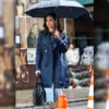 The Life List Sofia Carson Blue Coat