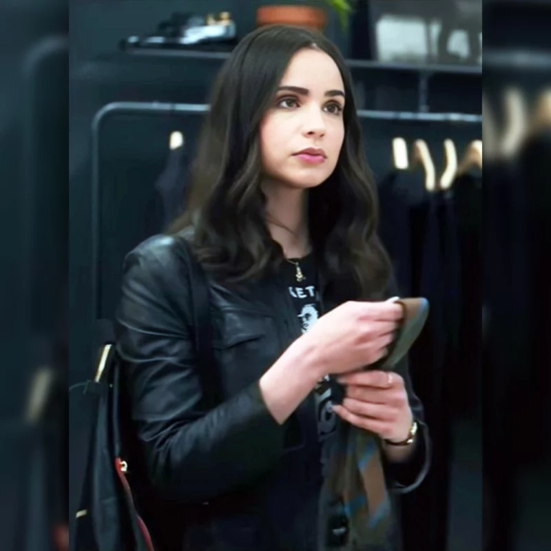 The LifeList 2025 Sofia Carson Alex Leather Jacket