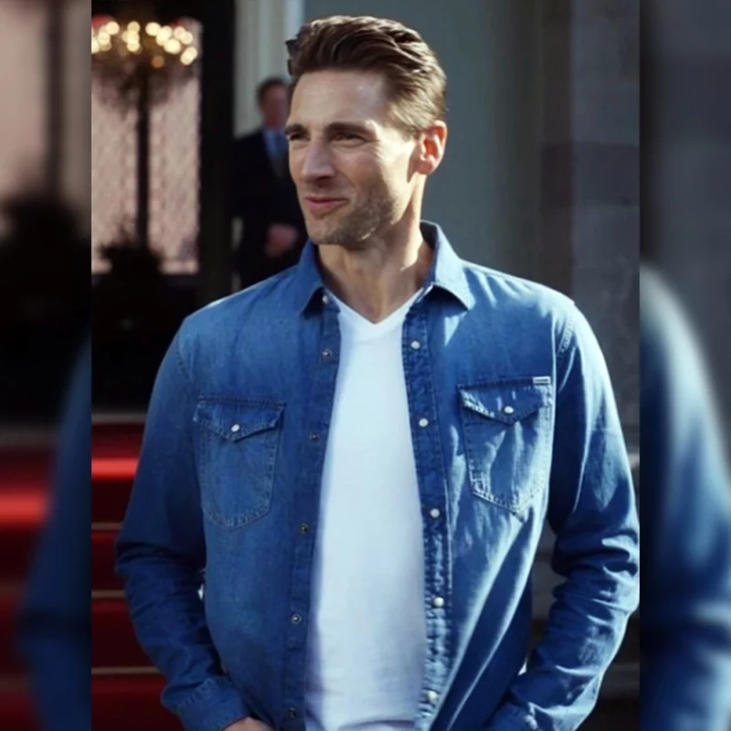 The Reluctant Royal AndrewWalker Johnny Payne Denim Jacket