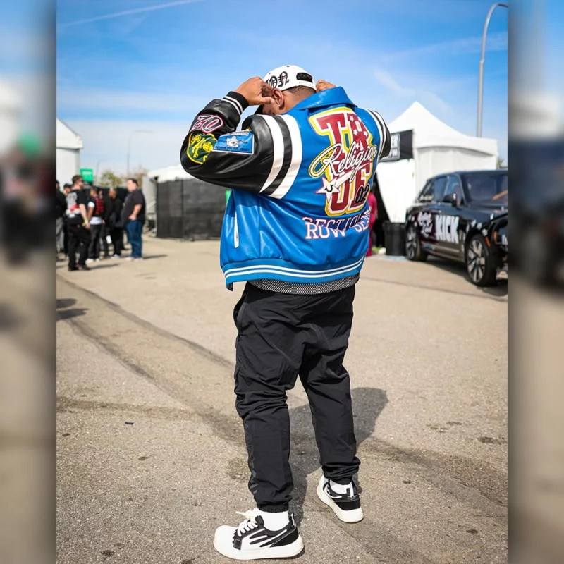 The RollingLoud Festival Rapper Derrick Milano Leather Jacket
