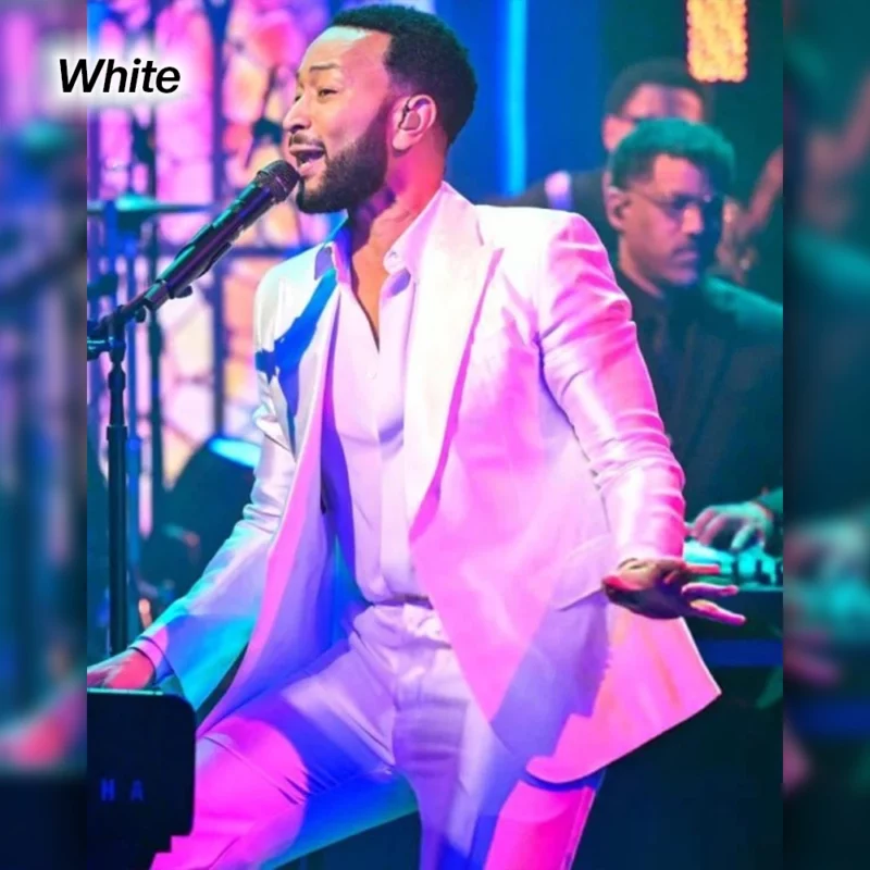 The Tonight Show Starring Jimmy Fallon John Legend White Suit