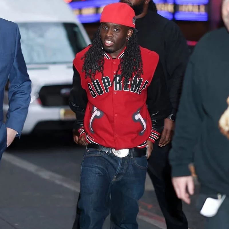 The Tonight Show Starring Jimmy Fallon Kai Cenat Letterman Jacket