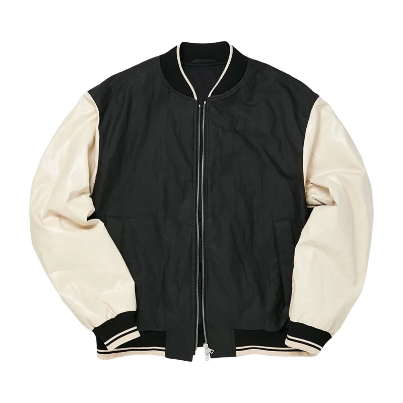 The Voice Season 27 Michael BublÃ© Black & White Bomber Jacket