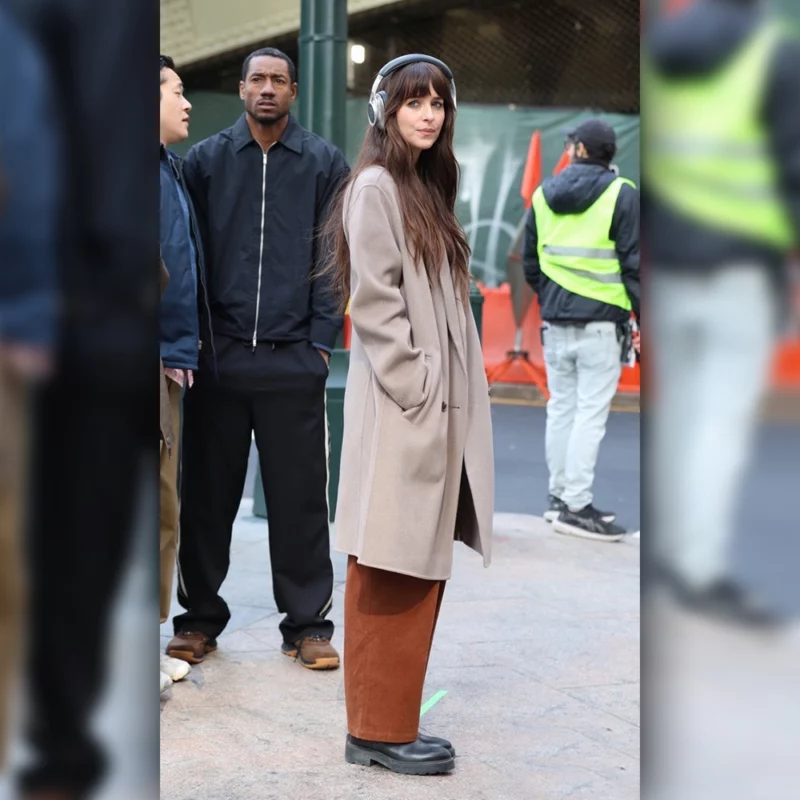 Verity Dakota Johnson Lowen Coat