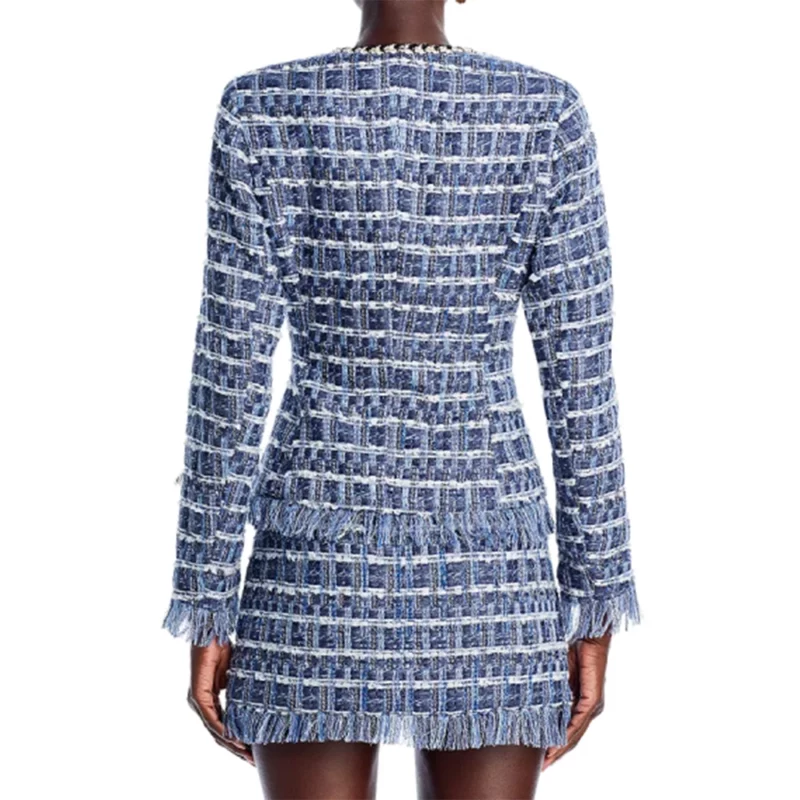 Abbott Elementary Season 4 Tatyana Ali Tweed Fringe Jacket