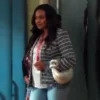 Abbott Elementary Tatyana Ali Tatyana Ali Tweed Fringe Jacket