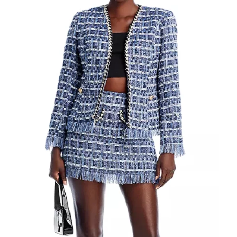 Abbott Elementary Tatyana Ali Tweed Jacket