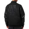 Arsenal Retro Invincibles Black Varsity Jacket
