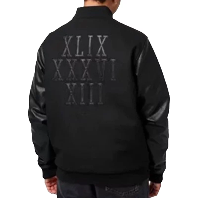 Arsenal Retro Invincibles Black Varsity Jacket