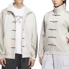 Chinese New Year Multicolor White Jacket - Unisex Front
