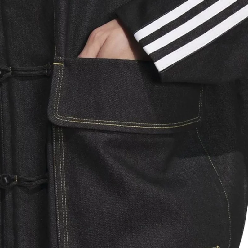 Chinese NewYear Black Denim Jacket