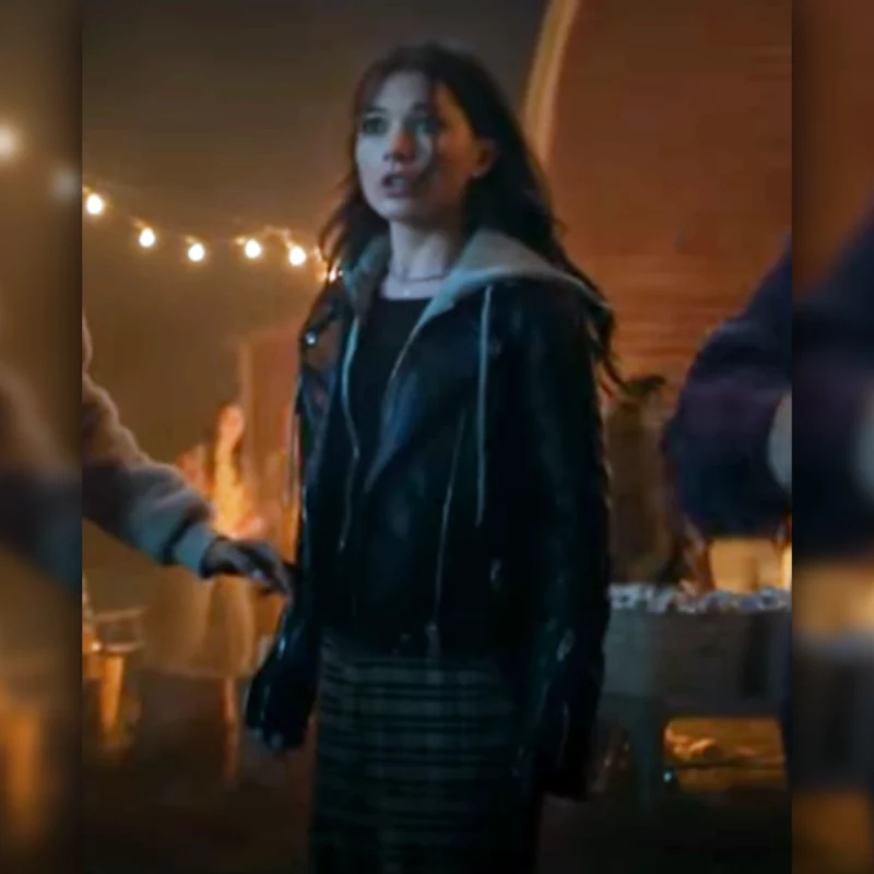 Clown in a Cornfield 2025 Katie Douglas Leather Jacket