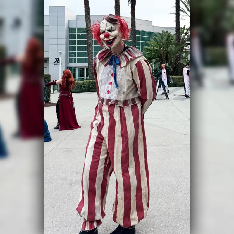 Clown in a Cornfield 2025 Movie Suit