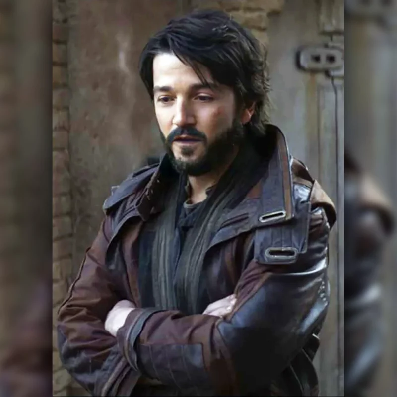 Deigo Luna Andor S02 Brown Leather Coat
