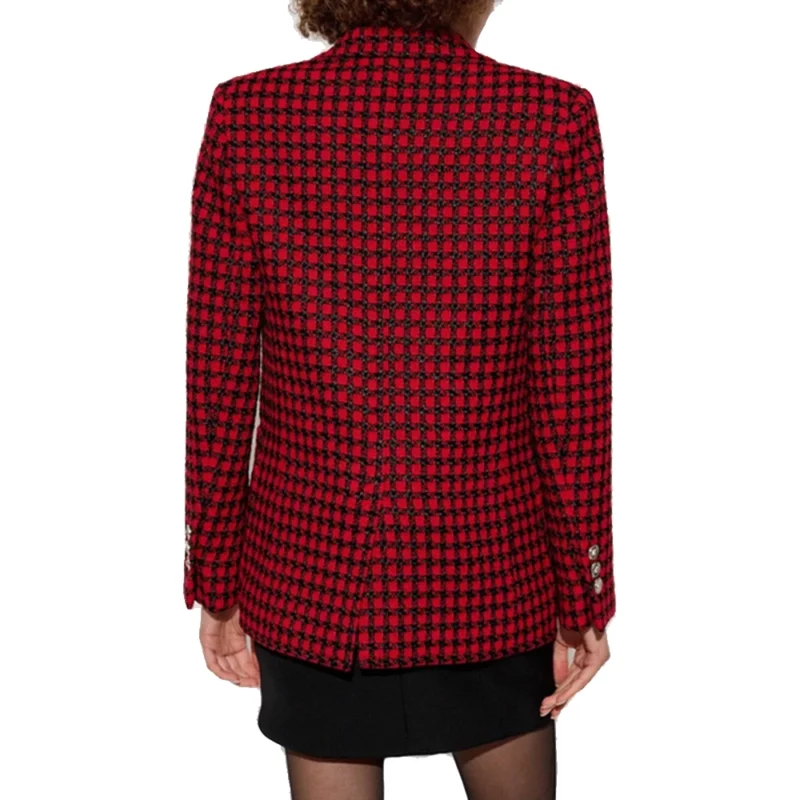 Elsbeth S02 Carrie Preston Elsbeth Tascioni Red Checkered Blazer