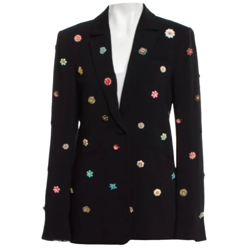 Hacks S04 Jean Smart Deborah Vance Black Floral Blazer