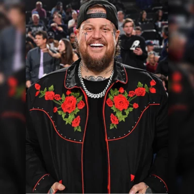 Jelly Roll Los Angeles Black Floral Jacket