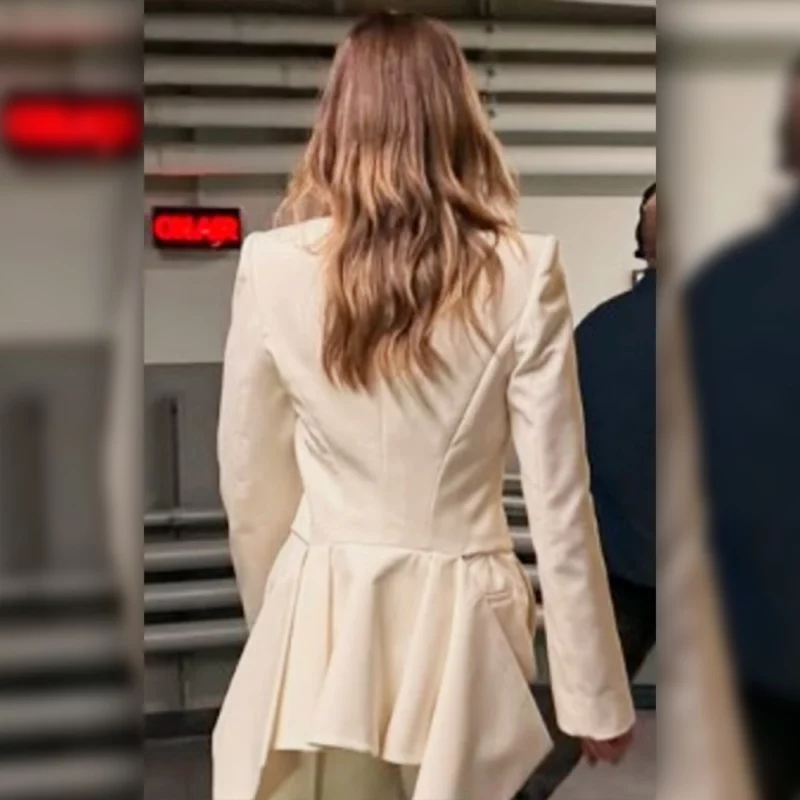 Jimmy Kimmel Live 2025 Meghann Fahy Blazer