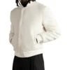 John Legend The Voice Season 27 White Bomber Jacket