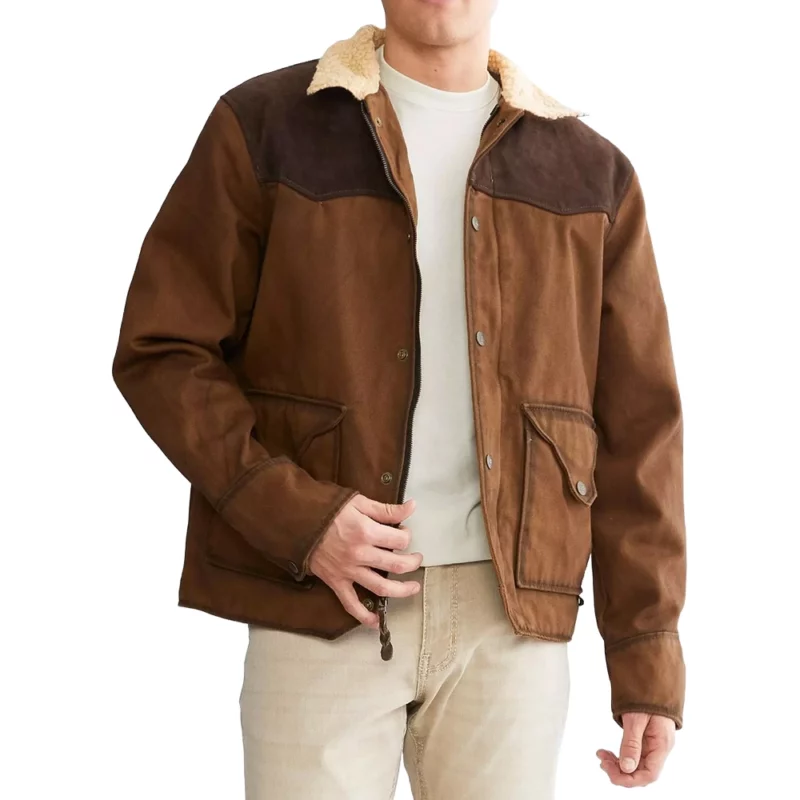 Josh Duhamel Ransom Canyon Staten Kirkland Brown Jacket