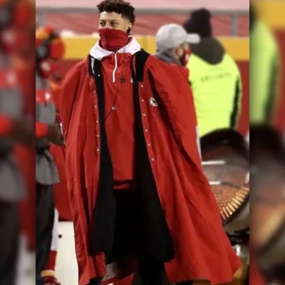 Kansas City Chiefs Patrick Mahomes Red Cape Coat